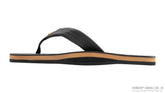 Legacy Collection Black Leather Tan Midsole Single Layer Arch