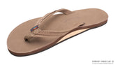 Premier Leather Dark Brown Single Layer 1/2" Braid on Narrow Strap