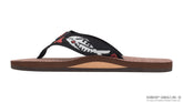 Brown Hemp Top Sole Silver Fish Strap Single Layer Arch