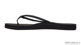 Low Cloud - Soft Rubber Top Narrow Black Polyester Strap