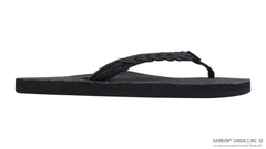 Flirty Braidy Black Hemp Single Layer w\Braid