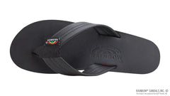 Single Layer Rasta Midsole Classic Black Leather