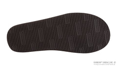 Premier Dark Brown Leather Single Layer Arch Cross Strap