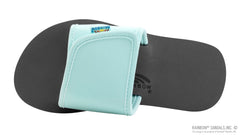 Grombow Slides - Aqua Strap/Pinline Grey Soft Top