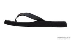 The Cottons - Soft Rubber Topsole Black Tapered Strap