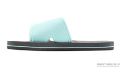 Grombow Slides - Aqua Strap/Pinline Grey Soft Top