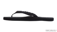 Flirty Braidy Black Hemp Single Layer w\Braid